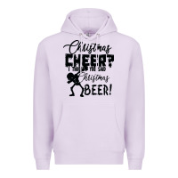 Lilac Christmas Cheer I Thought You Said Christmas Beer Premium Hoodie - Bettercallsaul