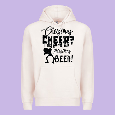 Christmas Cheer I Thought You Said Christmas Beer Premium Hoodie Designed By Bettercallsaul