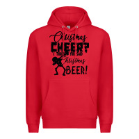 Red Christmas Cheer I Thought You Said Christmas Beer Premium Hoodie - Bettercallsaul