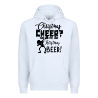 White Christmas Cheer I Thought You Said Christmas Beer Premium Hoodie - Bettercallsaul
