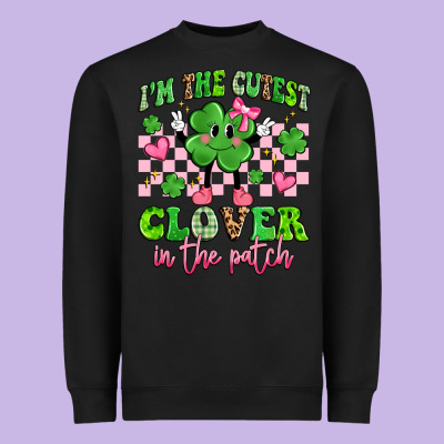 I'm The Cutest Clover In The Patch Heavyweight Sweatshirt Designed By Artiststas