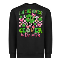 Black i'm the cutest clover in the patch Heavyweight Sweatshirt - Artiststas
