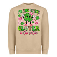 Mushroom i'm the cutest clover in the patch Heavyweight Sweatshirt - Artiststas
