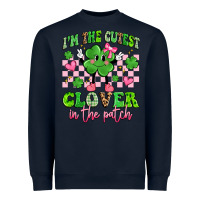Navy i'm the cutest clover in the patch Heavyweight Sweatshirt - Artiststas