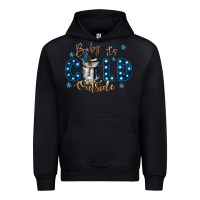 Black baby its cold outside Urban Hoodie - CowGirlArtShop