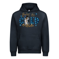 Navy baby its cold outside Urban Hoodie - CowGirlArtShop