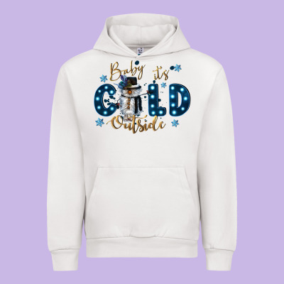 Baby Its Cold Outside Urban Hoodie Designed By Cowgirlartshop