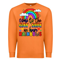 Carrot come to the gay side we have rainbows Premium Sweatshirt - LillyAllenDesigns