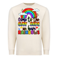 Sandshell come to the gay side we have rainbows Premium Sweatshirt - LillyAllenDesigns