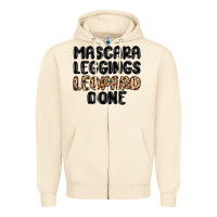 Sandshell mascara leopard done Zipper Hoodie - MaliasSmallBusiness