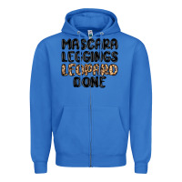 True Royal mascara leopard done Zipper Hoodie - MaliasSmallBusiness