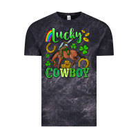 Cloud Black lucky cowboy Vintage Tee - Artiststas