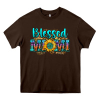 Chocolate Brown blessed mimi Heavy Core Tee - Zillion Design Studio