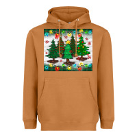 Meerkat christmas trees tumbler Heavyweight Hoodie - BundleAndBundleShop
