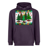 Plum christmas trees tumbler Heavyweight Hoodie - BundleAndBundleShop