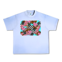 Grape Ice race day background Urban Heavy Tee - AdoDesignShop