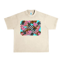 Sandshell race day background Urban Heavy Tee - AdoDesignShop