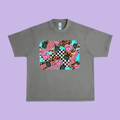 Race Day Background Urban Heavy Tee Designed By Adodesignshop