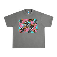 Tornado race day background Urban Heavy Tee - AdoDesignShop