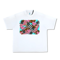 White race day background Urban Heavy Tee - AdoDesignShop