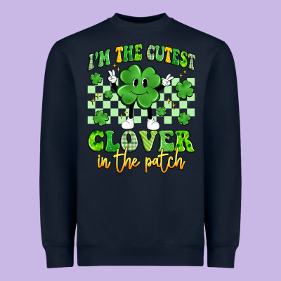 I'm The Cutest Clover In The Patch Artiststas Heavyweight Sweatshirt Designed By Artiststas