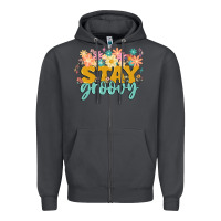 Smoke stay groovy Zipper Hoodie - MaliasSmallBusiness