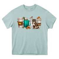 Arona australian shepherd dog coffee cups Heavy Core Tee - texasbilliewilder