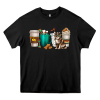 Australian Shepherd Dog Coffee Cups Heavy Core Tee | Teevron