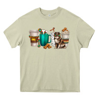Mossy australian shepherd dog coffee cups Heavy Core Tee - texasbilliewilder