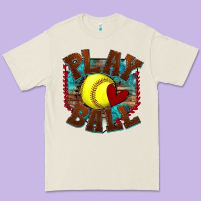 Premium Tee play ball softball