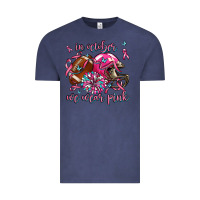 Vintage Denim in october we wear pink football Vintage Tee - AdoDesignShop