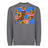 Storm basic sunflower and leopard Heavyweight Sweatshirt - AdoDesignShop