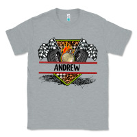 Heather Grey custom name race flag and race equipment Classic Tee - AdoDesignShop