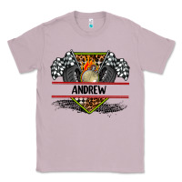 Custom Name Race Flag And Race Equipment Classic Tee | Teevron