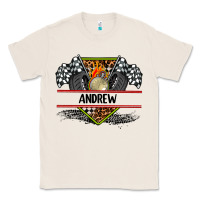 Natural custom name race flag and race equipment Classic Tee - AdoDesignShop