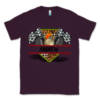 Plum custom name race flag and race equipment Classic Tee - AdoDesignShop