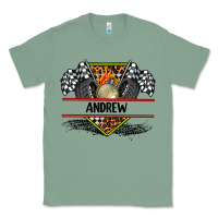 Sage custom name race flag and race equipment Classic Tee - AdoDesignShop