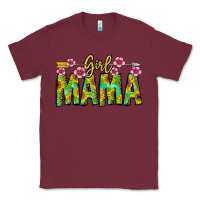 Burgundy Girl Mama Classic Tee - CowhideDigitalArt