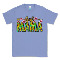 Colony Blue Girl Mama Classic Tee - CowhideDigitalArt