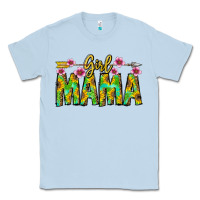 Dusty Blue Girl Mama Classic Tee - CowhideDigitalArt
