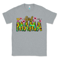 Heather Grey Girl Mama Classic Tee - CowhideDigitalArt