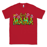 Red Girl Mama Classic Tee - CowhideDigitalArt