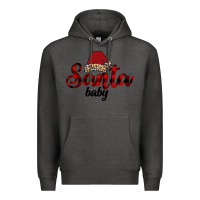 Charcoal Heather Santa Baby Premium Hoodie - Bettercallsaul