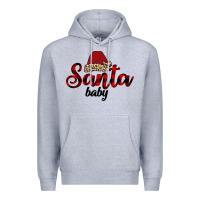 Heather Grey Santa Baby Premium Hoodie - Bettercallsaul