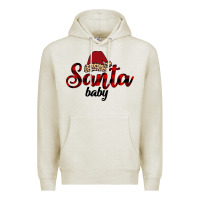 Oatmeal Heather Santa Baby Premium Hoodie - Bettercallsaul