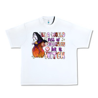 White in a world full of princesses be a witch Urban Heavy Tee - BundleAndBundleShop