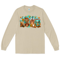 Mushroom thanksgiving coffee Long Sleeve Tee - Jasminsmagicworld