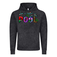 Vintage Black life is better İn the pool Vintage Hoodie - CowhideDigitalArt