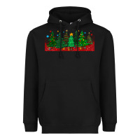 Black christmas trees libbey glass Heavyweight Hoodie - BundleAndBundleShop