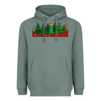 Sage christmas trees libbey glass Heavyweight Hoodie - BundleAndBundleShop